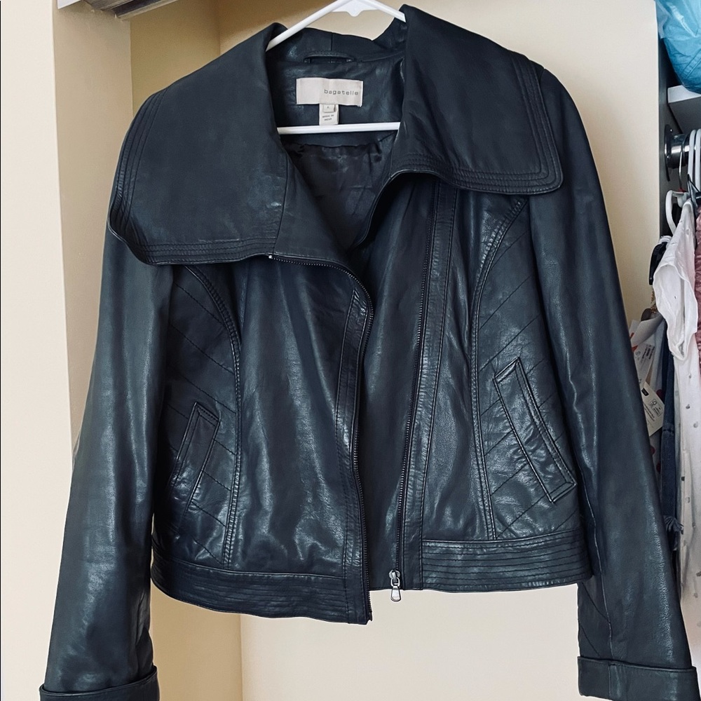 Bagatelle leather jacket size Large